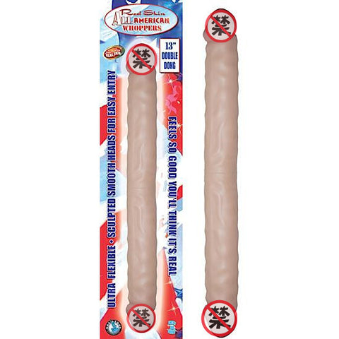 双头13英寸仿真阳具 肉色 - 伊人成人情趣用品
 - 1