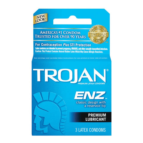 Trojan木马 高级润滑避孕套 3只 - 伊人成人情趣用品

