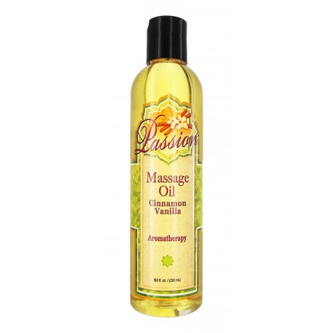 激情肉桂香草按摩油  8.5oz. - 伊人成人情趣用品
