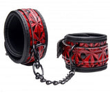 SM 豪华绯红手铐 - 伊人成人情趣用品
 - 1